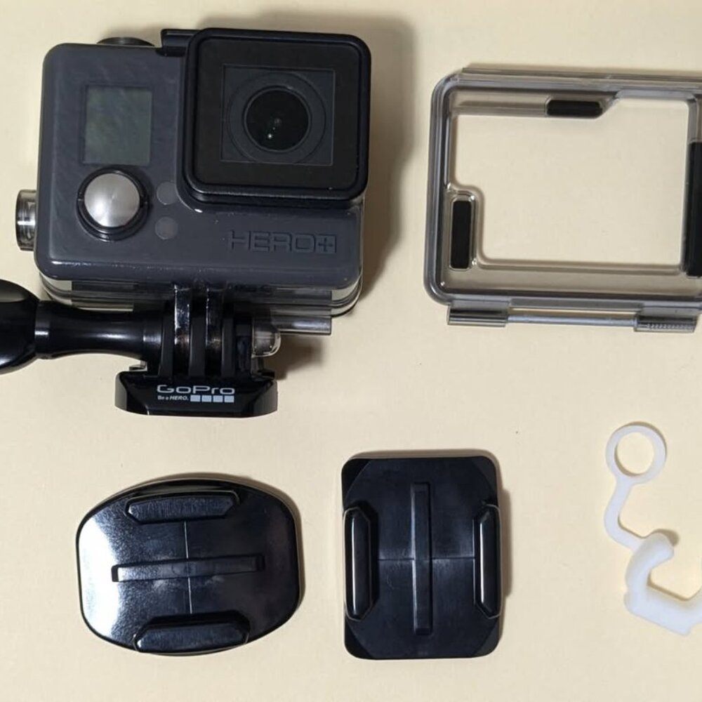 GoPro HERO + Action Cam 1080p 60fps Wi-Fi Waterproof Camera Bundle Original Box - Picture 4 of 9
